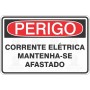 Corrente elétrica, mantenha-se afastado